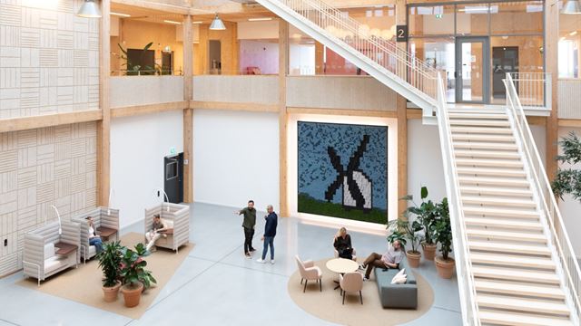 The entrance at Space