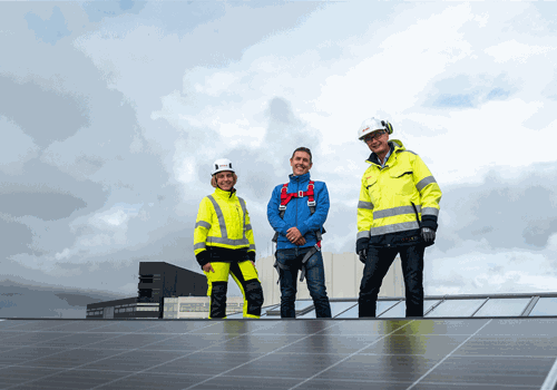 Wihlborgs and E.ON invest in low climate footprint solar cells