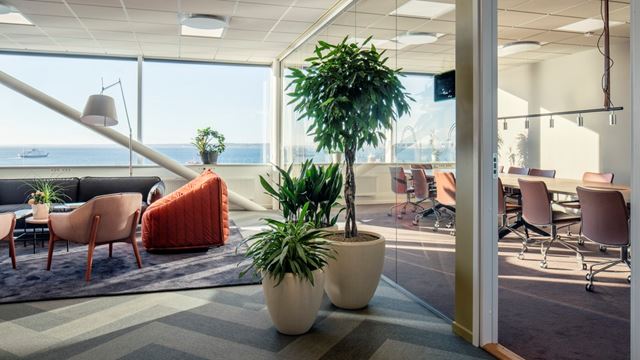 Kontor med utsikt på Helsingborg C