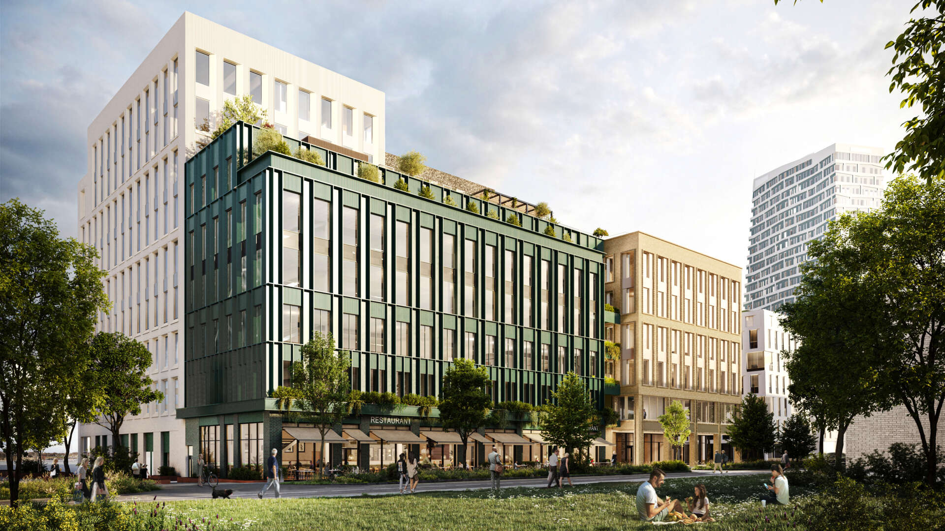 Wihborgs kontorshus Kvartetten är vårt största kontorshus i Hyllie.