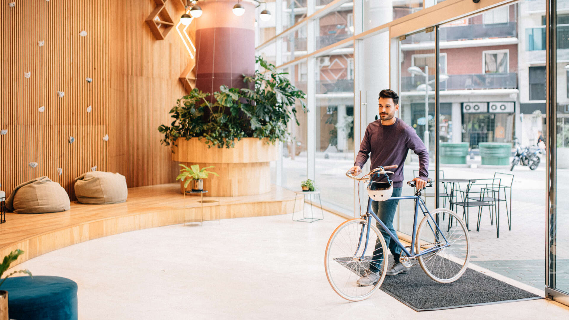 Cykla till jobbet.
