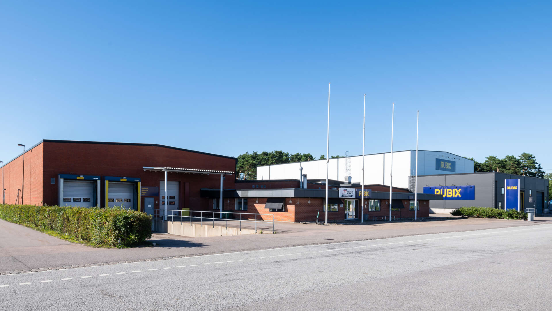 Lastportar i fokus på fastigheten Musköten 17.